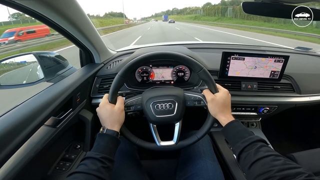 Audi Q5 II Sportback [2.0 40 TDI 204 HP ] | Test Drive #117 | POV Driver. TV смотреть онлайн