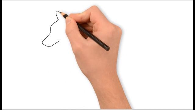 Собака, як намалювати собаку, як намалювати вівчарку олівцем смотреть онлайн