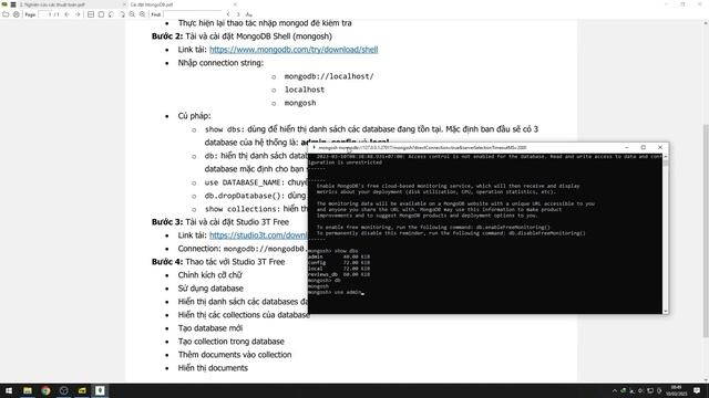 [MongoDB] 1. Tải và cài đặt MongoDB смотреть онлайн