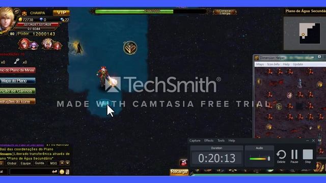 LEGEND ONLINE BR: FAZENDO PLANOS DIMENSION HELPER смотреть онлайн