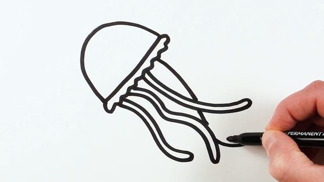 Рисуем фломастерами. Простой милый рисунок. Рисование для детей смотреть онлайн