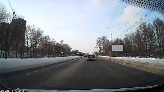 Тест видео регистратор AutoExpert DVR-780 (зеркало) день
