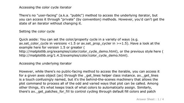 PYTHON : Get matplotlib color cycle state смотреть онлайн