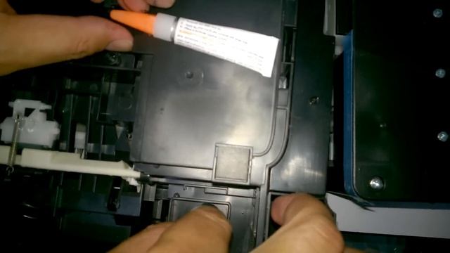 how to make waste ink or reservoir tank on Epson L300 смотреть онлайн