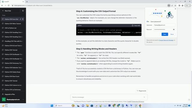 python csv from dict смотреть онлайн