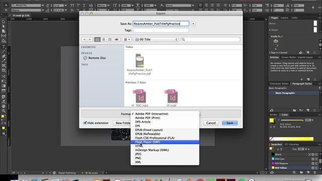 InDesign Tutorial - PDF Export смотреть онлайн