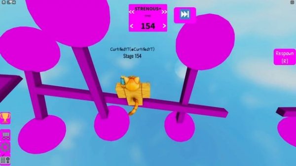 Nearly Impossible Difficulty Chart Obby (Stages 120-160)