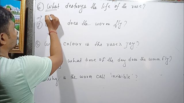 How to Write SAQ || The Sick Rose by William Blake Short Question Answer смотреть онлайн