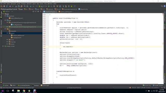 Google Maps API Tutorial in Android Studio Part 8 (Removing markers) смотреть онлайн