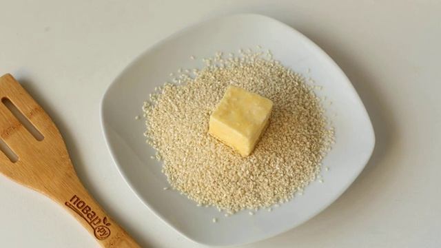 Жареный сыр в кунжуте смотреть онлайн