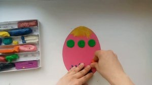 Лепка (пластилинография) "Пасхальное яйцо" (5-6 лет)