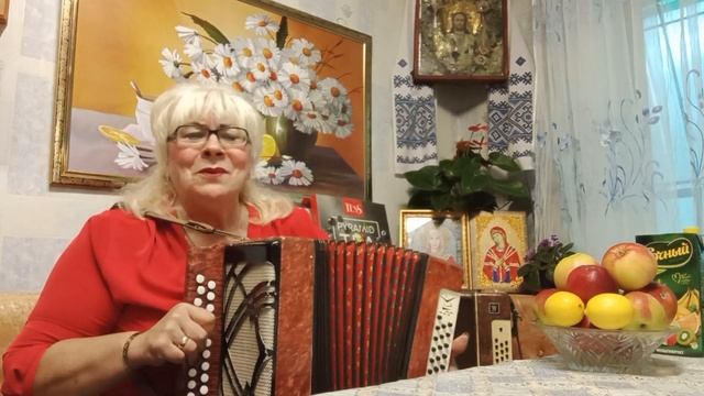 Украинская народная песня,,Ой вийди Оксана"-Галина гармонист самоучка)) смотреть онлайн