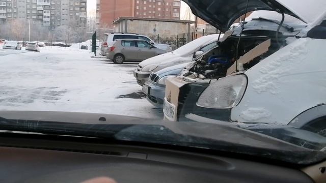 Как завести автомобиль в мороз. Проверка аккумулятора. Заводим авто в мороз. простояла на морозе-35 смотреть онлайн