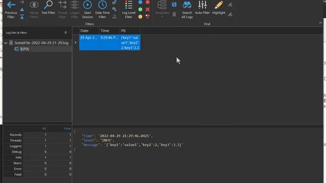 LogViewPlus: message to json смотреть онлайн