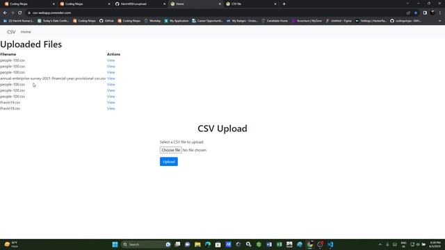 Backend Test: CSV Upload смотреть онлайн
