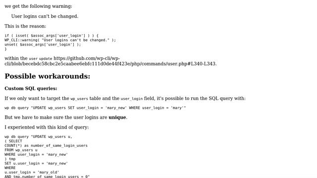Wordpress: How to change user_login with wp-cli? (2 Solutions!!) смотреть онлайн