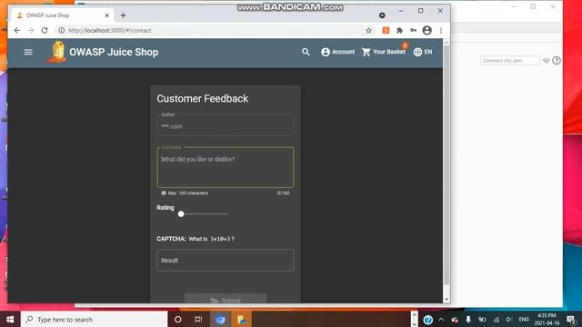 Owasp juice-shop (captcha bypass) смотреть онлайн
