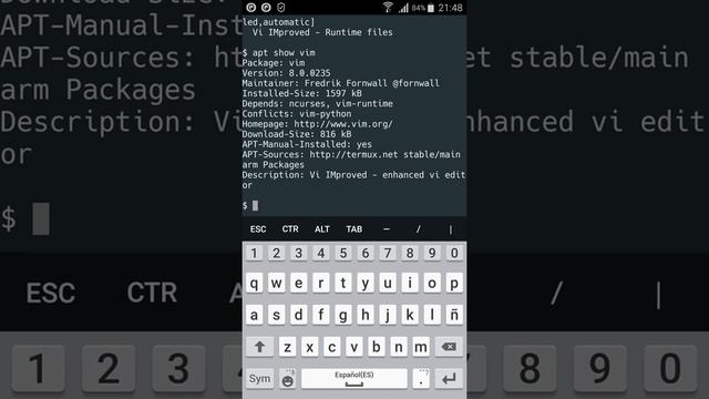 Termux - emulador de terminal para Android смотреть онлайн