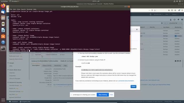 Deploy on docker using ansible смотреть онлайн