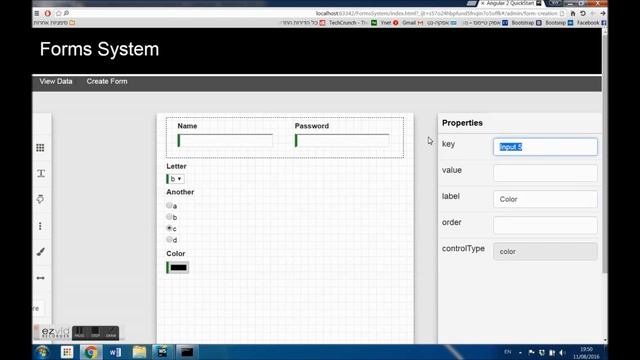 Form Builder in Angular 2 смотреть онлайн