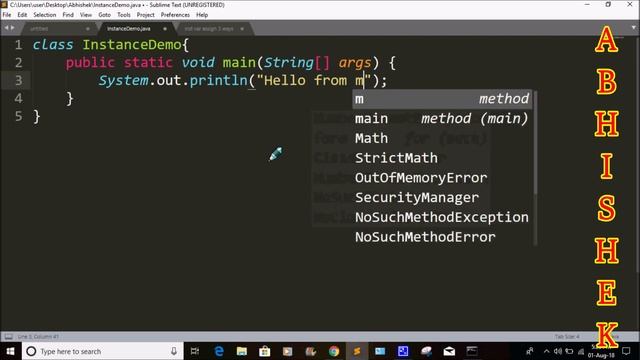 Instance block and Static block in java in Telugu by Kotha Abhishek смотреть онлайн