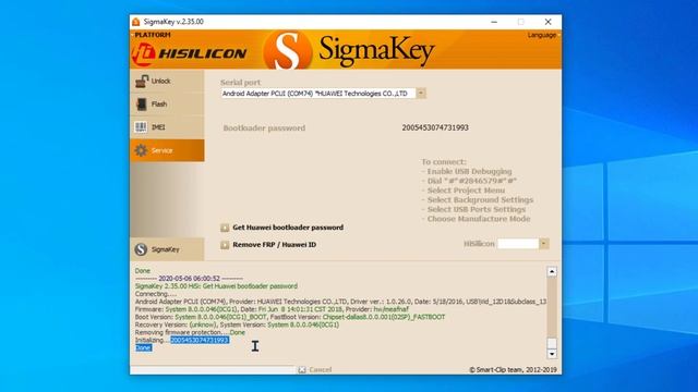 Huawei unlock code Bootloader Password || code calculator free смотреть онлайн