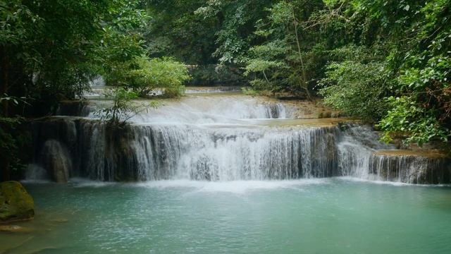 Звуки природы - Водопад | Шум водопада | Белый шум | Релаксация | Медитация | Отдых | Заставка ТВ смотреть онлайн