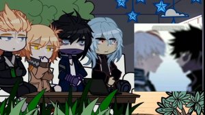 |реакция Лиги Злодеев на Тодороки Шото|L.O.V react to Todoroki Shoto|MHA/МГА|мое ау|by: Hakkis|