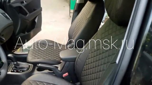 Hyundai Creta 2019 | Чехлы на сиденья из экокожи | Фабрика Автопилот смотреть онлайн