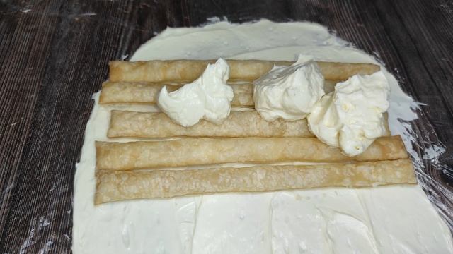 Торт "ПОЛЕНО" из слоеного теста. ТОРТ из 3х ингредиентов. смотреть онлайн