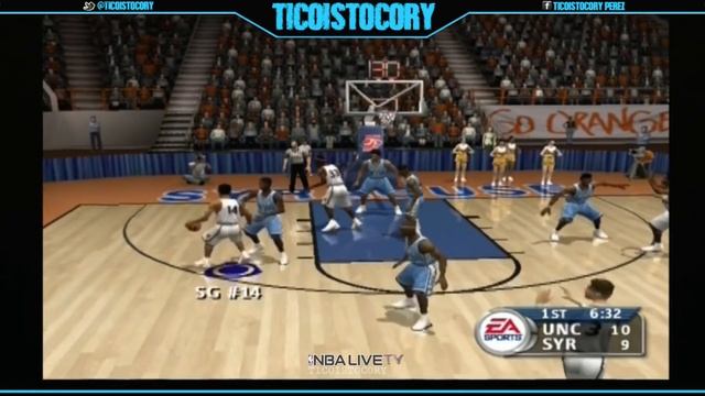 NCAA March Madness 2004 - (PS2) - UNC vs Syracuse | Where's Melo? смотреть онлайн