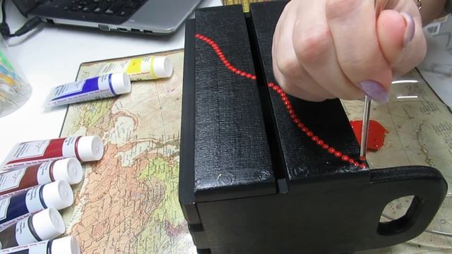 Роспись ящика для специй! смотреть онлайн
