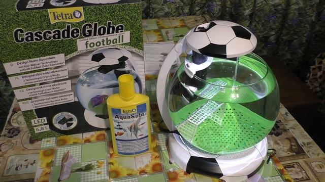 Обзор и запуск аквариума TETRA CASCADE GLOBE FOOTBALL смотреть онлайн