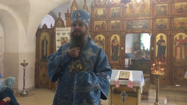 Проповедь еп.Савватия на Рождество Пресвятой Богородицы 21.09.18 смотреть онлайн
