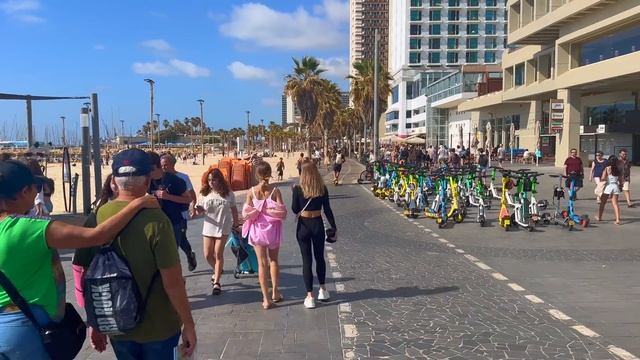 ?? TEL AVIV PROMENADE FULL TOUR ISRAEL 2023 смотреть онлайн