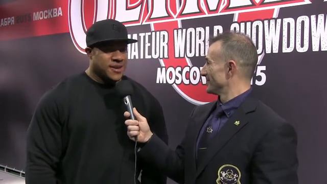 Интервью Фила Хита для IFBB TV на сцене Olympia Amateur World Showdown Moscow смотреть онлайн
