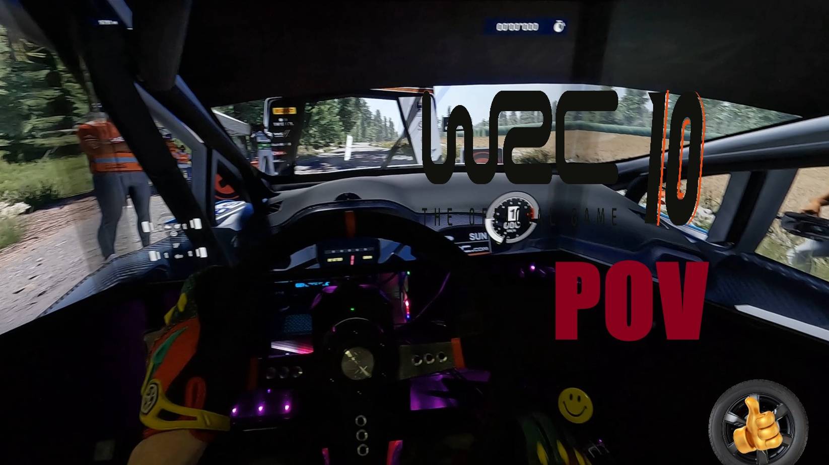 WRC 10 FIA World Rally Championship /#pxn/ #triplescreen /#3монитора /#WRC10 / #POV