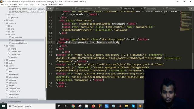 Laravel 7 Create and Read Bangla||laravel 7 crud bangla смотреть онлайн