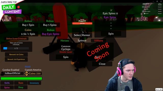ROBLOX SUPER HERO ADVENTURES ONLINE CODES: HOW TO GET INFINITE SPINS! смотреть онлайн