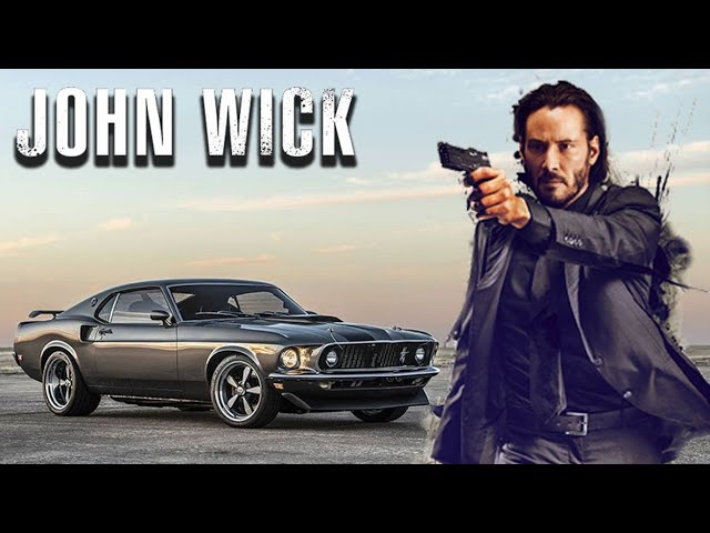 Автомобиль Джона Уика (John Wick) 1969 Ford Mustang смотреть онлайн