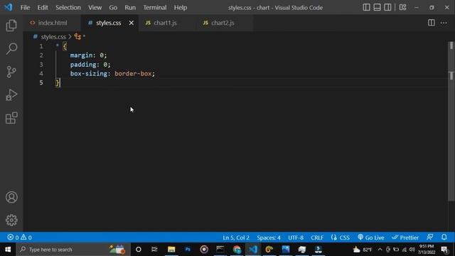 How to create chart for HTML & CSS website | Chart.js смотреть онлайн