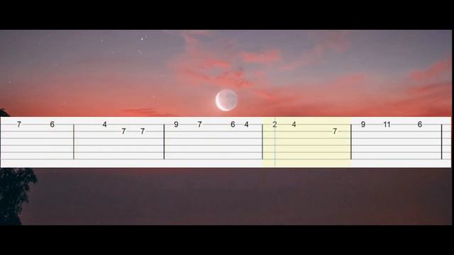 Slander - Love is Gone - Guitar Tutorial Tab (Melody/Easy) смотреть онлайн