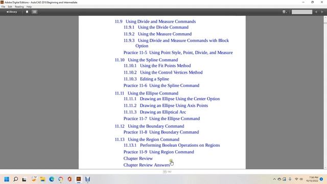 AUTOCAD BEGINNING AND INTERMEDIATE TOC смотреть онлайн