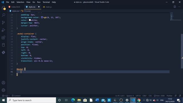 Make a glassmorphic modal dialog with HTML, CSS and JavaScript смотреть онлайн