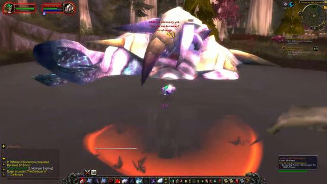 The Devourer Of Darkshore Quest - World Of Warcraft