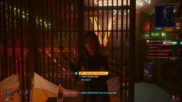 Cyberpunk 2077 - Heroes: Mama Welles Gives V Keys To Jackie's Arch Bike Misty "Important to Him" PS смотреть онлайн