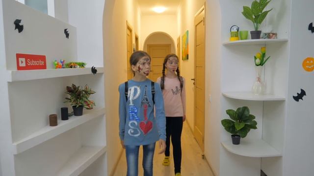КТО НАПУГАЛ ДЕТЕЙ НА HALLOWEEN?? смотреть онлайн
