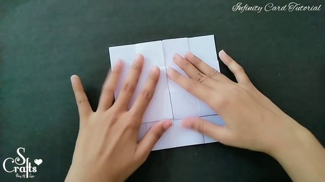 Infinity Card Tutorial ? | Handmade | S Crafts | Scrapbook cards tutorial | Endless Card Tutorial смотреть онлайн