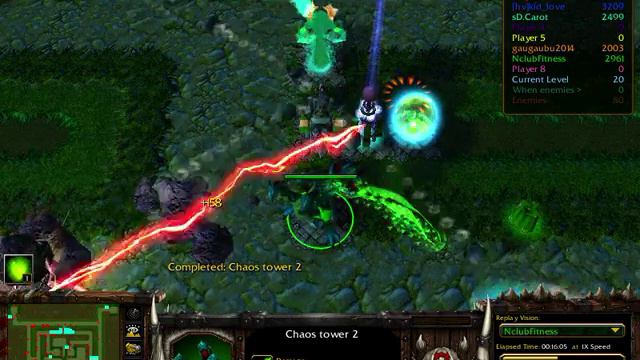 How to win Green TD v9.9 with 4 players - Warcraft III смотреть онлайн