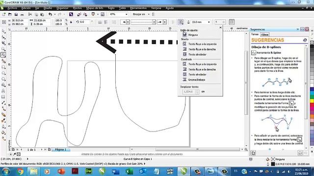 Como se utiliza la Herramienta B-SPLINE en CorelDraw (EJERCICIO 30) смотреть онлайн